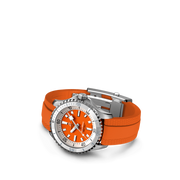  Shop Authentic Breitling Superocean Automatic 36 Orange Dial Orange Rubber Strap Watch for Men - A17377211O1S1 - Luxxuri