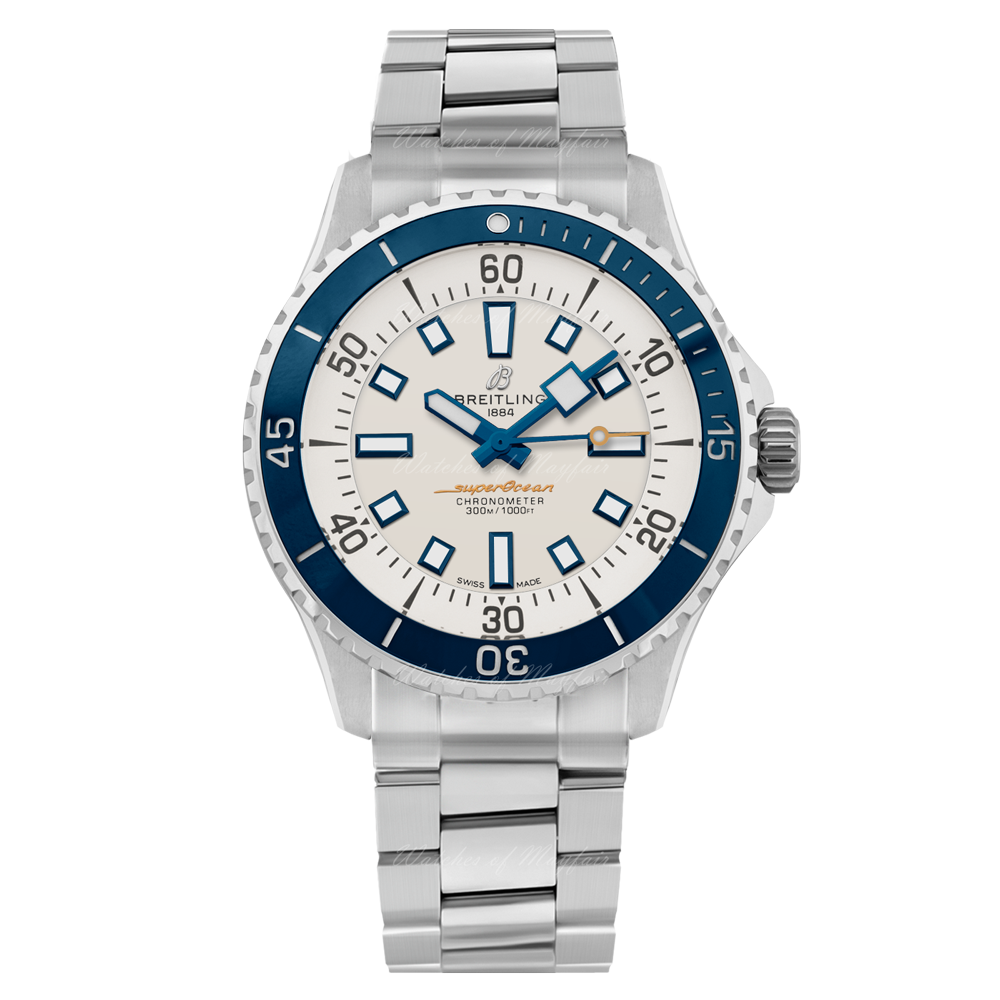  Shop Authentic Breitling Superocean Automatic 42 White Dial Green Silver Steel Strap Watch for Men - A17375E71G1A1 - Luxxuri