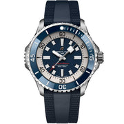  Shop Authentic Breitling Superocean Automatic 46 Blue Dial Blue Rubber Strap Watch for Men - A17378E71C1S1 - Luxxuri