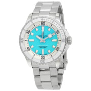  Shop Authentic Breitling Superocean Automatic 36 Turquoise Dial Silver Steel Strap Watch for Men - A17377211C1A1 - Luxxuri