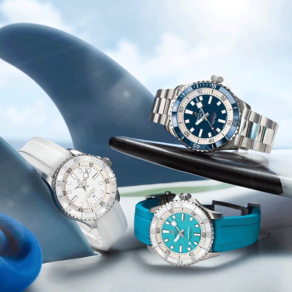  Shop Authentic Breitling Superocean Automatic 42mm Blue Dial Silver Steel Strap Watch for Men - A17375E71C1A1 - Luxxuri