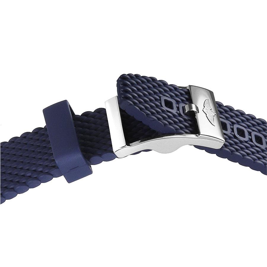  Shop Authentic Breitling Transocean Day & Date 42mm Automatic Black Dial Blue Mesh Bracelet Mens Watch - A4531012/BB69/280S/ A20S.1 - Luxxuri