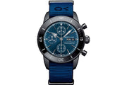  Shop Authentic Breitling Superocean Heritage Chronograph 44 Outerknown Blue Dial Blue NATO Strap Watch for Men - M133132A1C1W1 - Luxxuri