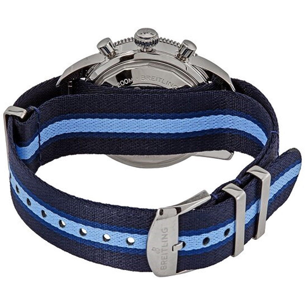  Shop Authentic Breitling Superocean Heritage Chronograph 44 Ocean Conservancy Silver Dial Two Tone NATO Strap Watch for Men - A133131A1G1W1 - Luxxuri