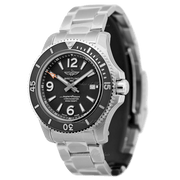  Shop Authentic Breitling Superocean Automatic 44mm Black Dial Silver Steel Strap Watch for Men - A17367D71B1A1 - Luxxuri