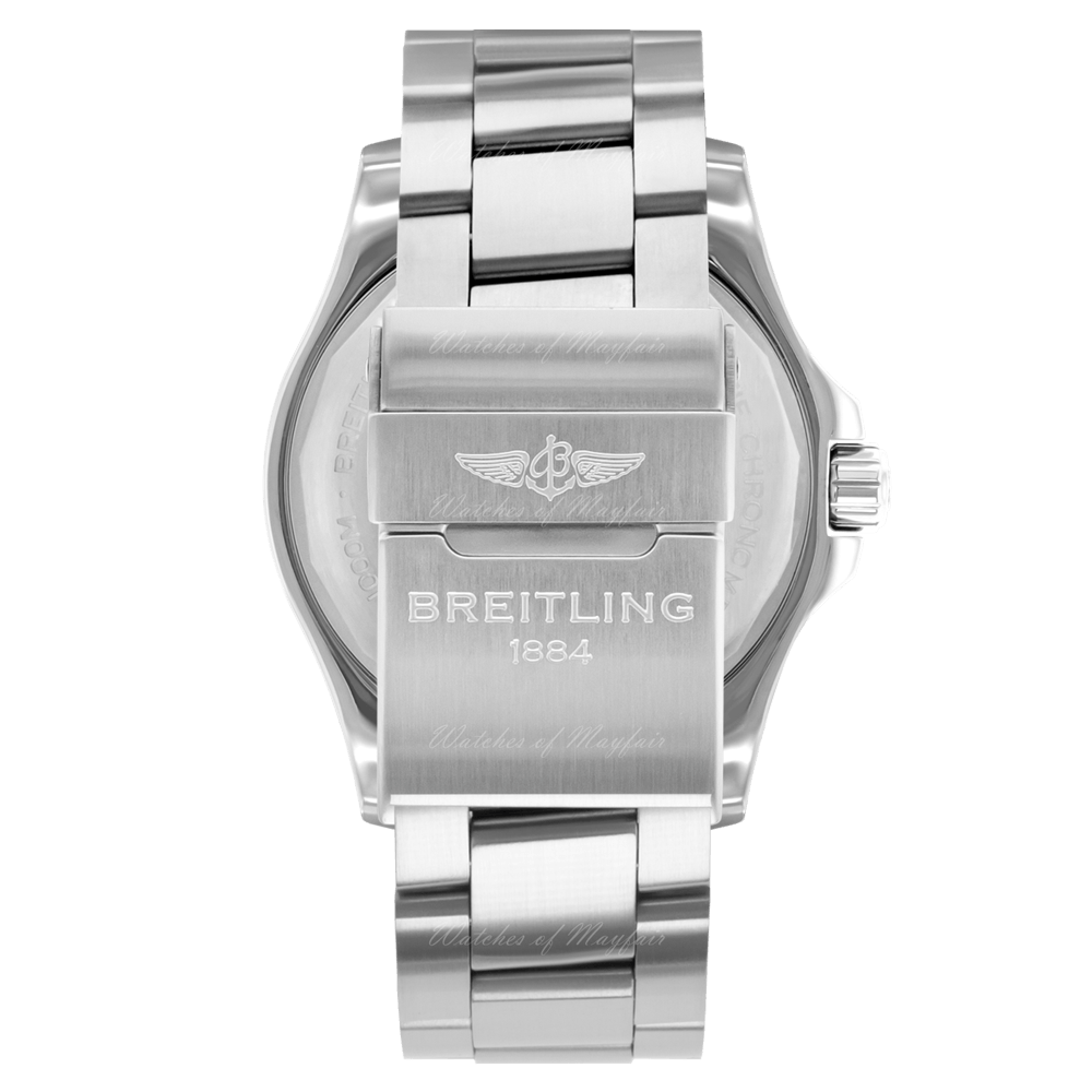  Shop Authentic Breitling Superocean Automatic 44mm Black Dial Silver Steel Strap Watch for Men - A17367D71B1A1 - Luxxuri