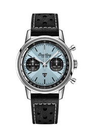  Shop Authentic Breitling Top Time B01 Triumph Blue Dial Black Leather Strap Watch for Men - AB01764A1C1X1 - Luxxuri