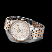  Shop Authentic Breitling Navitimer Automatic 41 White Dial Two Tone Steel Strap Watch for Men - U17326211G1U1 - Luxxuri