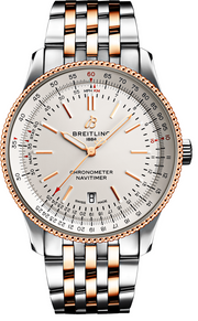  Shop Authentic Breitling Navitimer Automatic 41 White Dial Two Tone Steel Strap Watch for Men - U17326211G1U1 - Luxxuri