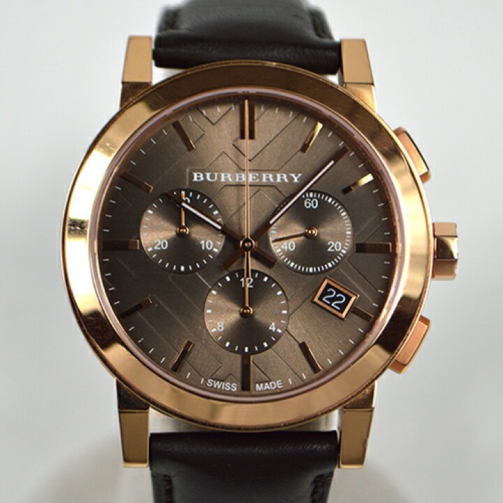  Shop Authentic Burberry The City Grey Dial Brown Leather Strap Unisex Watch - BU9755 - Luxxuri