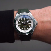  Shop Authentic Breitling Superocean Automatic 44 Green Dial Green Rubber Strap Watch for Men - A17376A31L1S1 - Luxxuri