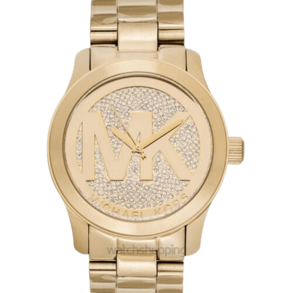  Shop Authentic Michael Kors Runway Gold Dial Gold Steel Strap Watch for Women - MK5706 - Luxxuri