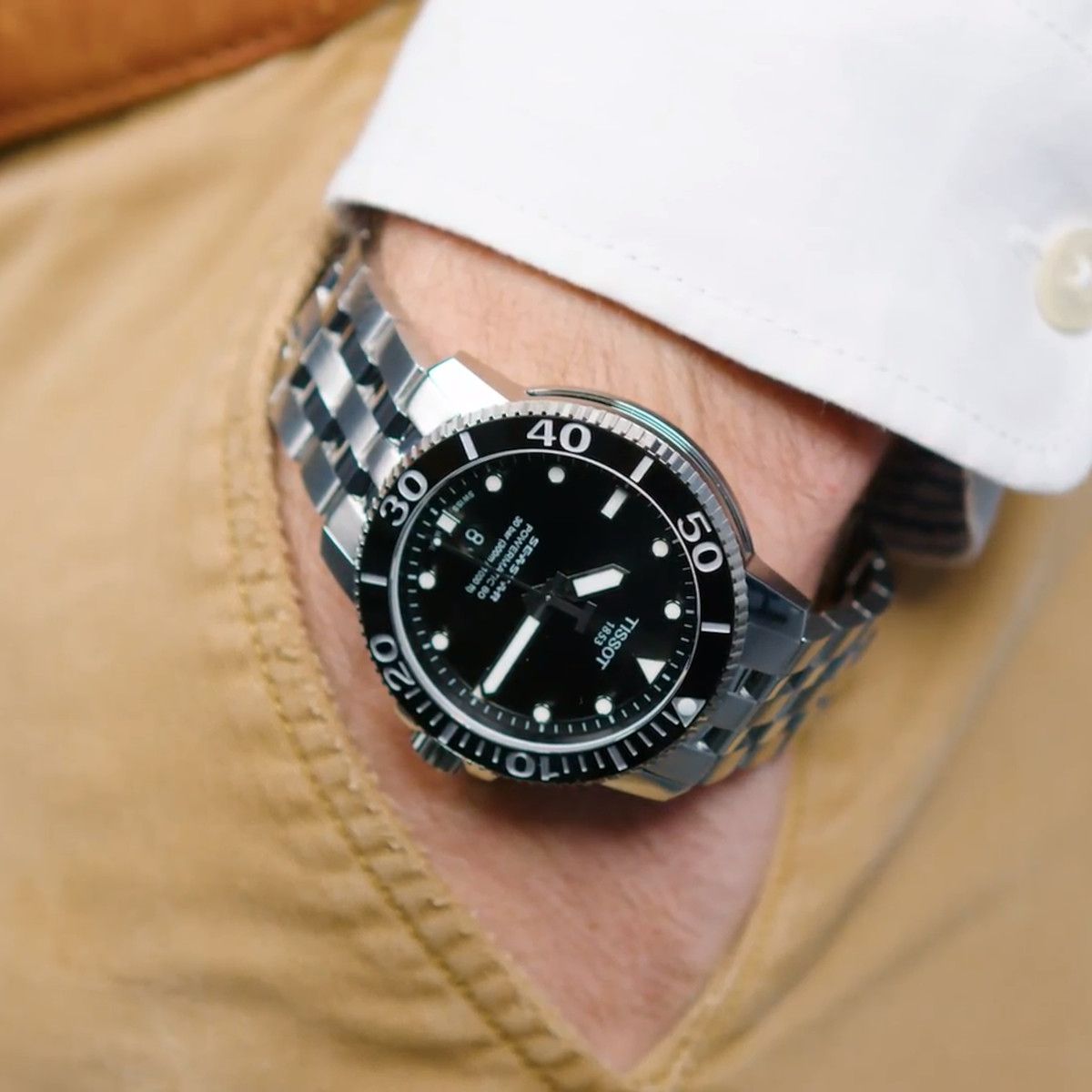  Shop Authentic Tissot Seastar 1000 Powermatic 80 Black Dial Silver Steel Strap Watch For Men - T120.407.11.051.00 - Luxxuri