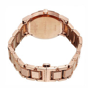  Shop Authentic Burberry The City White Dial Rose Gold Steel Strap Watch for Women - BU9004 - Luxxuri