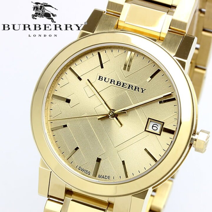  Shop Authentic Burberry The City Gold Dial Gold Steel Strap Watch for Women - BU9033 - Luxxuri