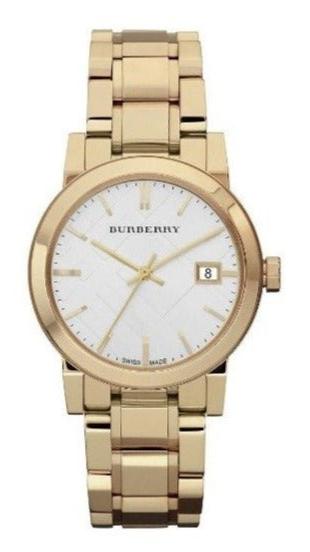  Shop Authentic Burberry The City White Dial Gold Steel Strap Watch for Women - BU9103 - Luxxuri