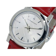  Shop Authentic Burberry The City Silver Dial Red Strap Watch for Women - BU9232 - Luxxuri