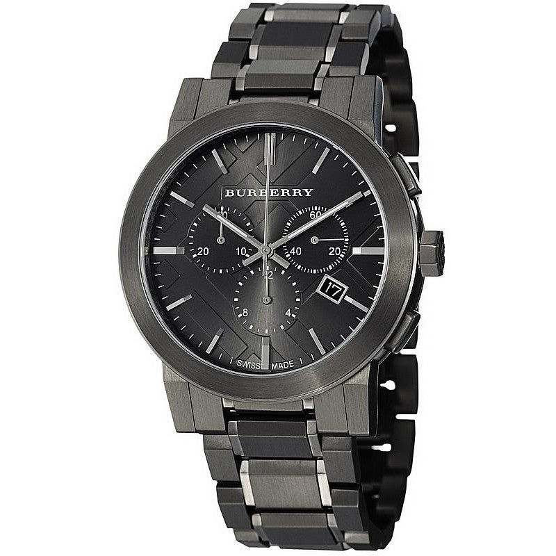  Shop Authentic Burberry The City Black Dial Black Steel Strap Watch for Men - BU9902 - Luxxuri