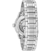  Shop Authentic Bulova BVA Dual Aperture Black Dial Silver Steel Strap Watch for Men - 96A119 - Luxxuri