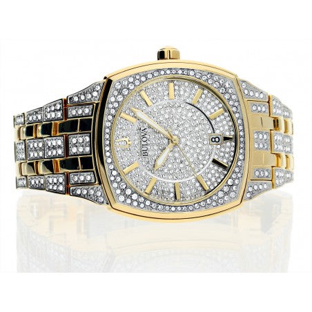  Shop Authentic Bulova Phantom Crystal Silver Dial Two Tone Steel Strap Watch for Men - 98B323 - Luxxuri
