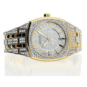  Shop Authentic Bulova Phantom Crystal Silver Dial Two Tone Steel Strap Watch for Men - 98B323 - Luxxuri