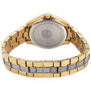 Shop Authentic Bulova Crystal Collection Silver Crystal Dial Gold Steel Strap Watch for Women - 98L228 - Luxxuri