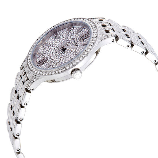  Shop Authentic Bulova Crystal Collection Silver Dial Silver Steel Strap Watch for Women - 96L243 - Luxxuri
