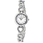  Shop Authentic Bulova Crystals White Dial Silver Steel Strap Watch for Women - 96X114 - Luxxuri