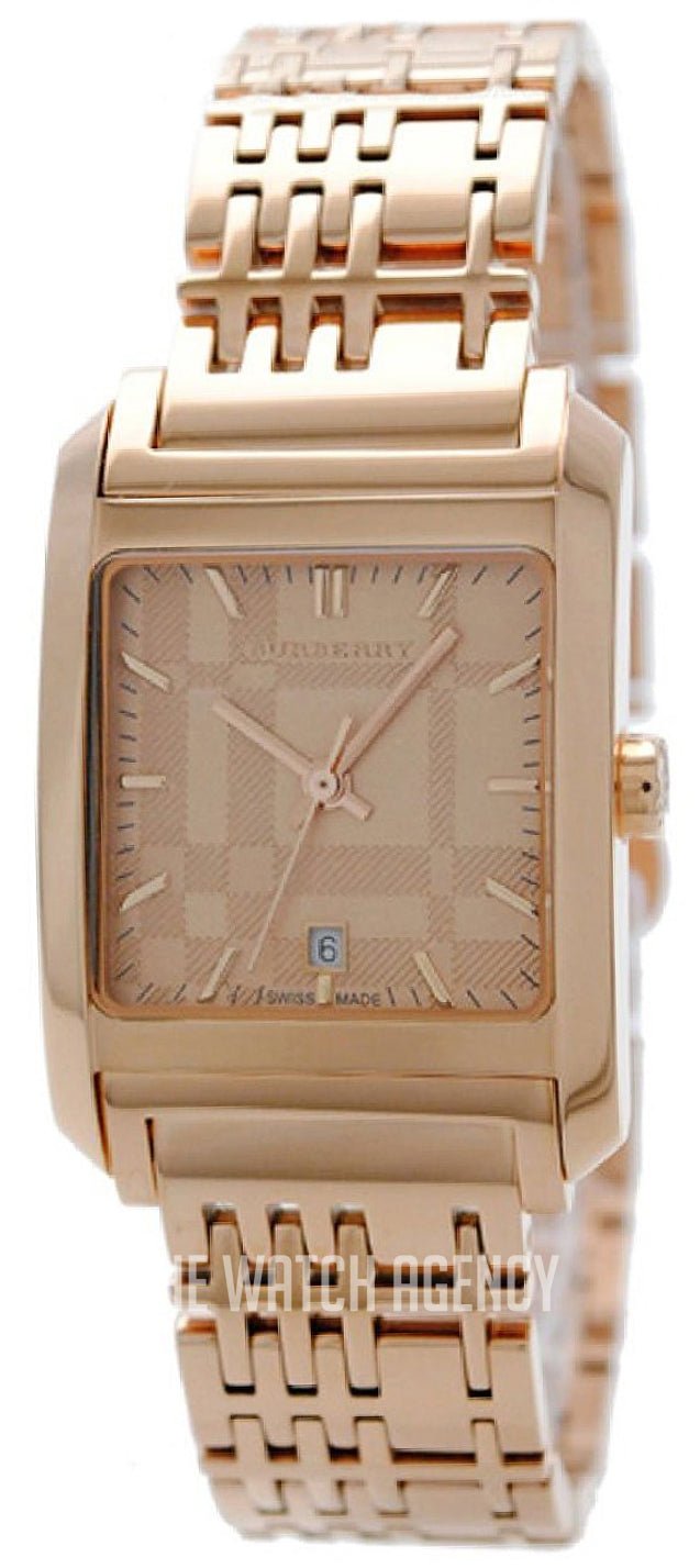  Shop Authentic Burberry Nova Check Quartz Rose Gold Dial Rose Gold Steel Strap Watch for Women - BU1578 - Luxxuri