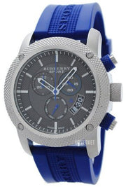  Shop Authentic Burberry Sports Chronograph Black Dial Blue Rubber Strap Watch for Men - BU7714 - Luxxuri