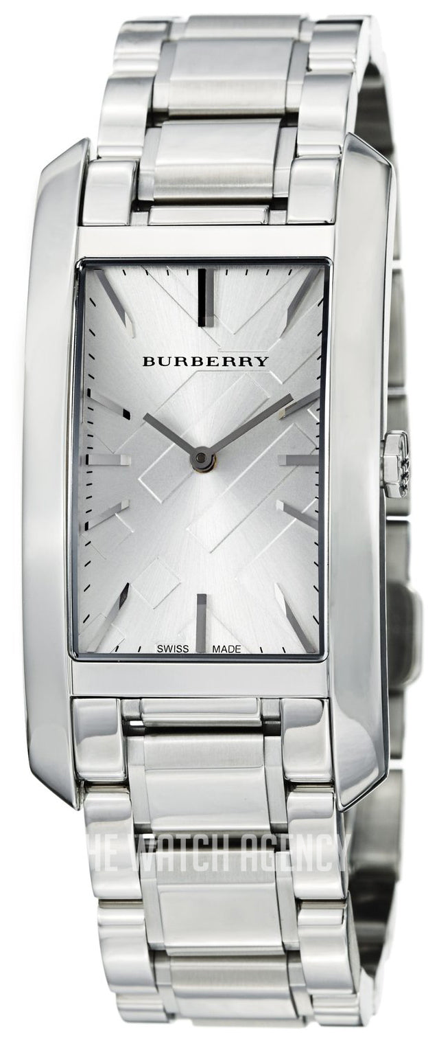  Shop Authentic Burberry Heritage Silver Dial Silver Steel Strap Watch For Women - BU9400 - Luxxuri