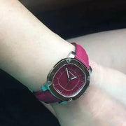  Shop Authentic Burberry The Britain Pink Dial Pink Leather Strap Watch for Women - BBY1715 - Luxxuri