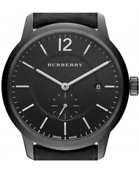  Shop Authentic Burberry The Classic Black Dial Black Leather Strap Watch for Men - BU10003 - Luxxuri