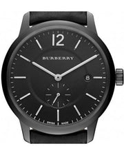  Shop Authentic Burberry The Classic Black Dial Black Leather Strap Watch for Men - BU10003 - Luxxuri