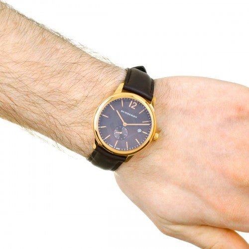  Shop Authentic Burberry The Classic Brown Dial Brown Leather Strap Watch for Men - BU10012 - Luxxuri