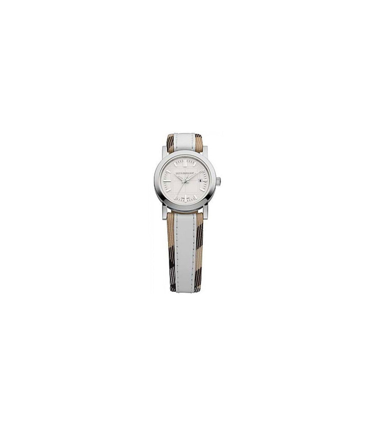  Shop Authentic Burberry Heritage Nova Heritage White Dial Leather Strap Watch for Women - BU1395 - Luxxuri