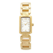 Burberry Heritage Silver Dial Brown Leather Strap Watch for Women - BU4213