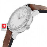  Shop Authentic Burberry Utilitarian White Dial Brown Leather Strap Watch for Women - BU7848 - Luxxuri