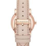  Shop Authentic Burberry The City Beige Dial Brown Leather Strap Watch for Women - BU9014 - Luxxuri