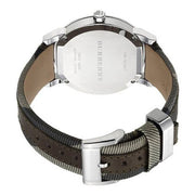  Shop Authentic Burberry The City Grey Dial Leather Strap Watch for Men - BU9020 - Luxxuri