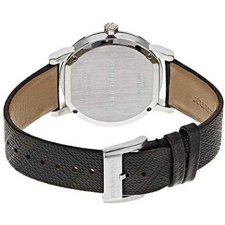 Shop Authentic Burberry Heritage Grey Dial Black Leather Strap Watch for Men - BU9024 - Luxxuri
