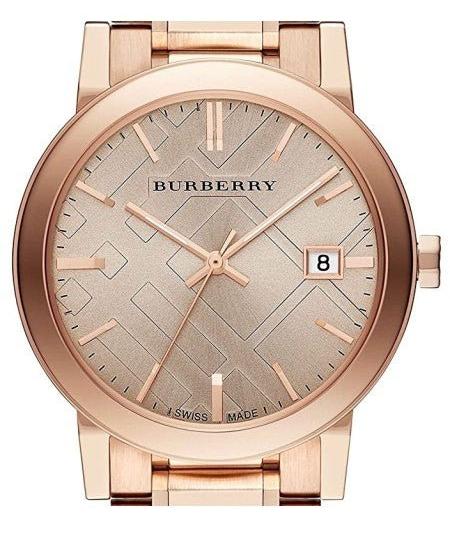  Shop Authentic Burberry The City Rose Gold Dial Rose Gold Steel Strap Watch for Women - BU9034 - Luxxuri