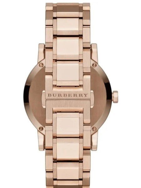  Shop Authentic Burberry The City Rose Gold Dial Rose Gold Steel Strap Watch for Women - BU9034 - Luxxuri