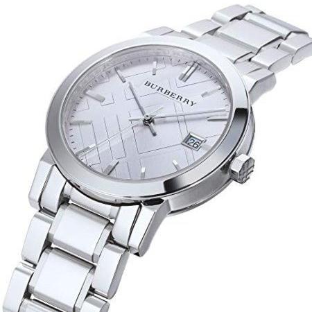  Shop Authentic Burberry The City Silver Dial Silver Steel Strap Watch for Women - BU9035 - Luxxuri