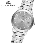  Shop Authentic Burberry The City Silver Dial Silver Steel Strap Watch for Women - BU9035 - Luxxuri