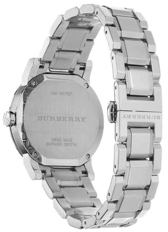  Shop Authentic Burberry The City White Dial Silver Steel Strap Watch for Women - BU9100 - Luxxuri