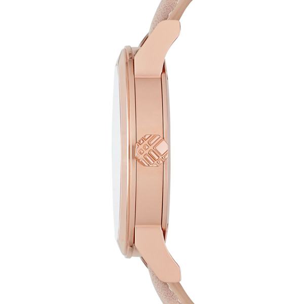  Shop Authentic Burberry The City Beige Dial Beige Leather Strap Watch for Women - BU9109 - Luxxuri