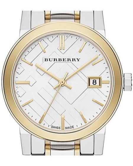  Shop Authentic Burberry The City White Dial Two Tone Steel Strap Watch for Women - BU9115 - Luxxuri