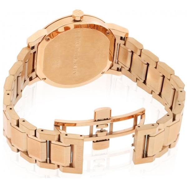  Shop Authentic Burberry The City Diamonds Rose Gold Dial Rose Gold Steel Strap Watch for Women - BU9126 - Luxxuri