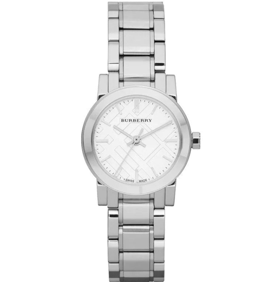  Shop Authentic Burberry The City Silver Dial Silver Steel Strap Watch for Women - BU9200 - Luxxuri